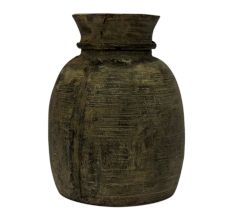 Hand Made Wooden Pot-18